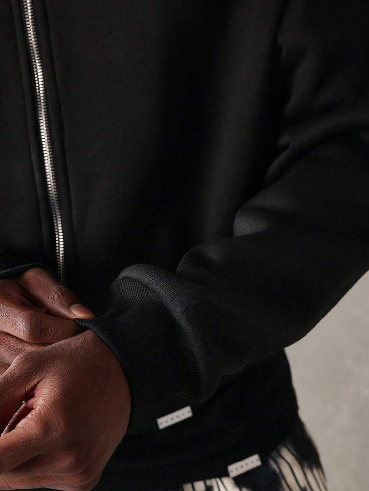 Full Zip Hoodie With Drawstring