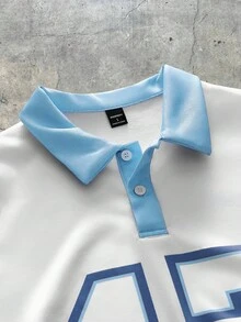 AXEPEAK Áo thun polo tay dài dệt kim rộng in kỹ thuật số dành cho nam - Nhiều màu - Xem 3