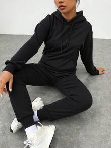 Women Two-Piece Outfits - Black - View 2