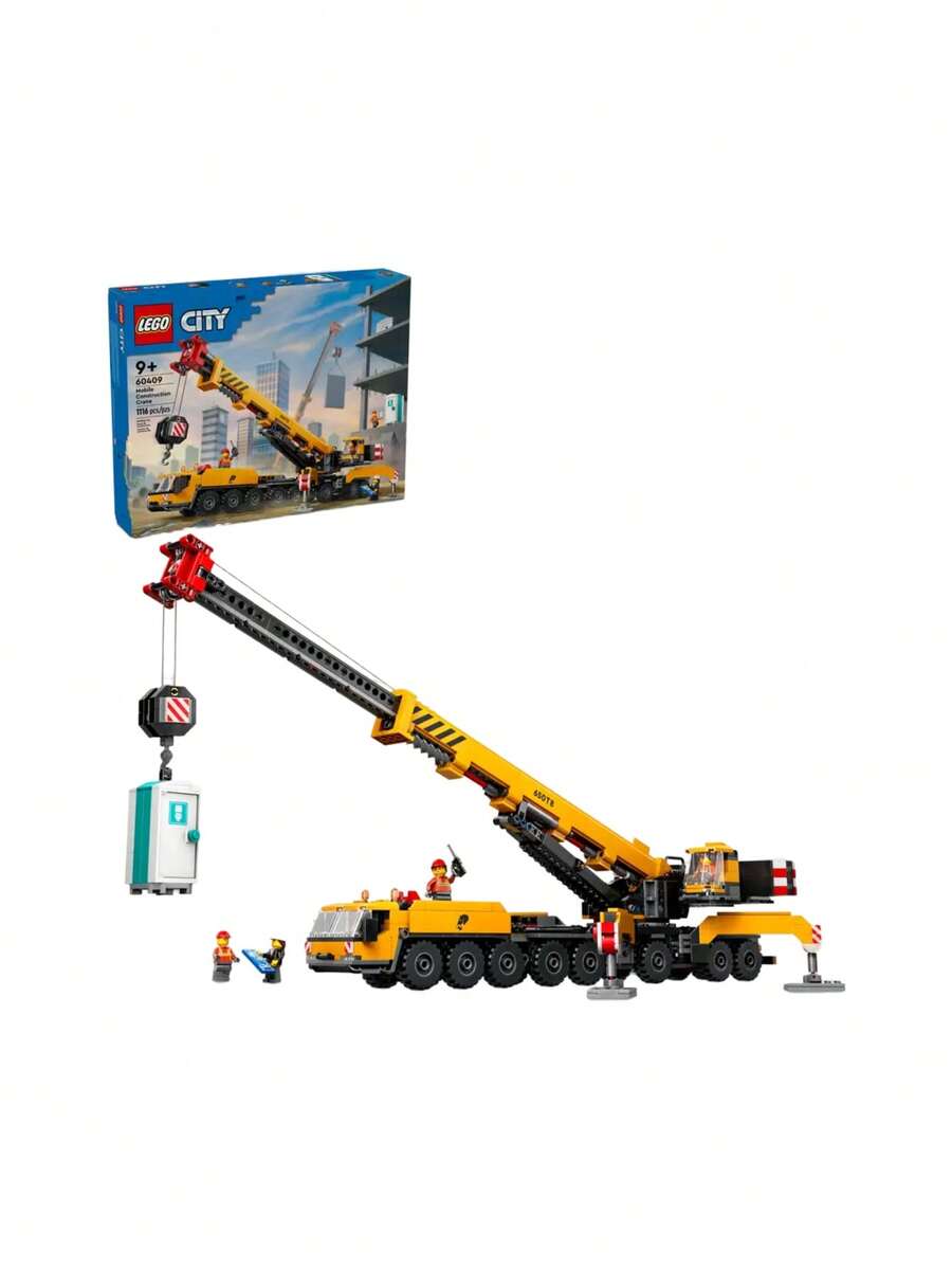 LEGO City Yellow Mobile Construction Crane BOYS FIRST 60409 - Multicolor - View 1