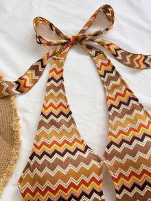 Soleia 女士休闲度假、海滩婚礼宾客、毕业典礼、早午餐、圣帕特里克节、春假、复活节、音乐节、优雅波西米亚风、热带风情优雅无肩带露背迷你连衣裙，适合办公室/工作场合 - 彩色 - 查看 3