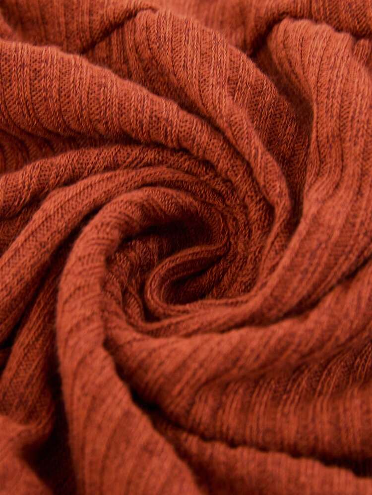 Plus Size Solid Color Casual Long Sleeve T-Shirt, Autumn