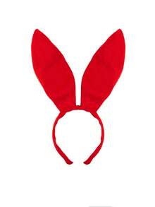 2pcs Women's Sexy Cosplay Costume Dress Set (Dress + Headpiece) - Red - View 5