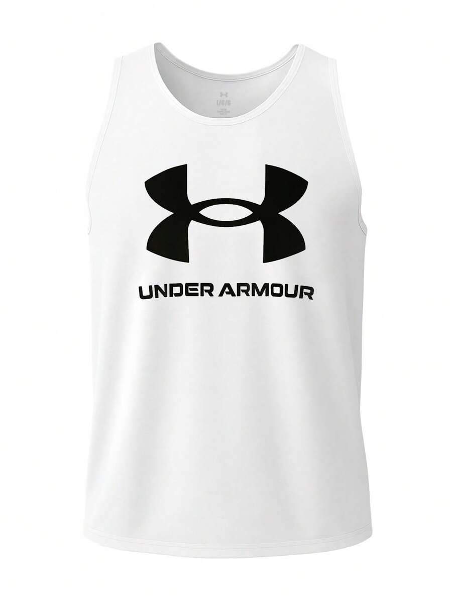 Sportstyle Herren-Tank Top Weiß - Weiß / Schwarz - Übersicht 1
