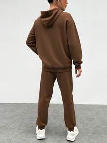 Women Two-Piece Outfits - Light Brown - View 3
