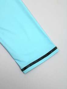 Manfinity VDAYZ 男士字母印花撞色插肩长袖防晒衣