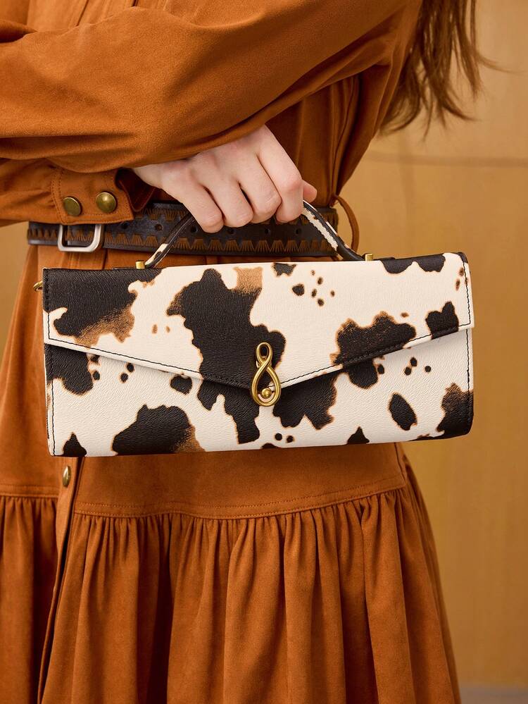 ELEGANT EMBOSSED TOP HANDLE BAG FOR COMMUTER