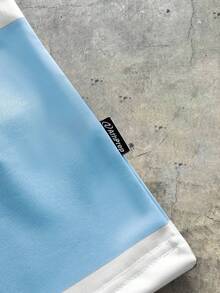 EASEVO Áo polo dài tay dệt kim phối màu dáng rộng dành cho nam cỡ lớn, in số. - Nhiều màu - Xem 6