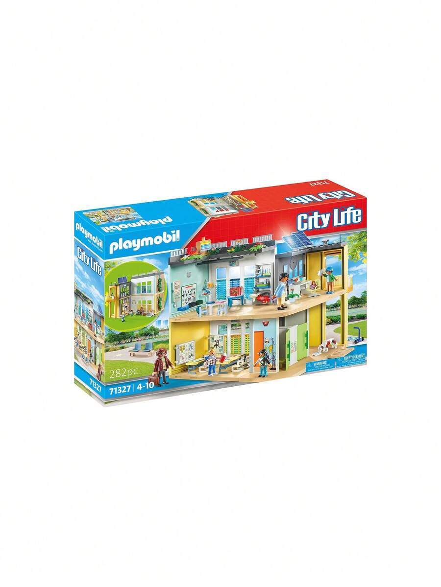 Playmobil My Life Große Schule GIRLS FIRST 71327 - Multicolor - View 1