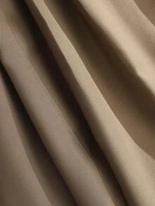 Franclia 优雅时尚闪亮面料上衣和褶皱中长裙两件套，适合分层穿着或单独穿着，秋冬