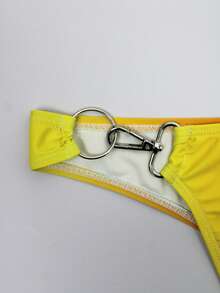 Horizaway Quần bơi tam giác liên kết màu Ombre dành cho nam - Màu Cam cháy - Xem 5