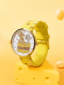TOM & JERRY X SHEIN 卡通手表，可爱时尚的日常配饰