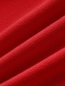 SHEIN Cardigan cu mânecă lungă, croit, culoare solidă, pentru adolescente