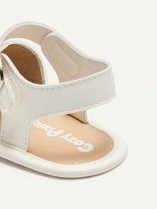 Cozy Pixies 可爱彩虹白云朵婴儿户外凉鞋 - 白色 - 查看 8