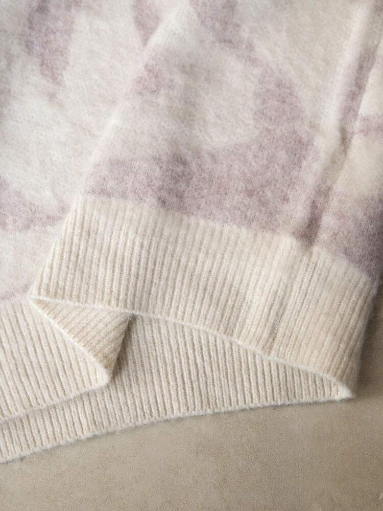 Jersey casual de cuello redondo de manga larga con contraste de color para hombre, otoño/invierno