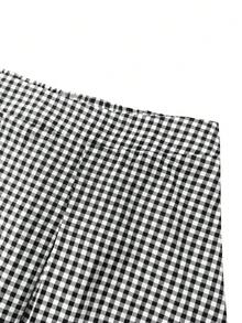 EMERY ROSE Chân váy xếp ly kẻ caro đen trắng cổ điển cỡ lớn - Nhiều màu - Xem 6