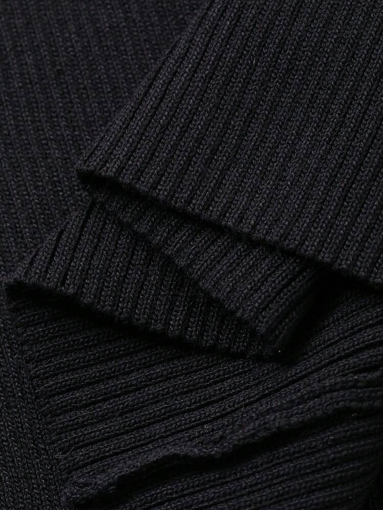 Women's Spaghetti Strap Hollow Out Sweater Dress