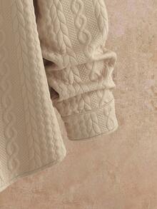 HIMLAND 男士字母印花长袖单排扣衬衫和抽绳腰裤休闲套装 - 彩色 - 查看 8