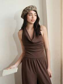 SHEIN MOD Mũ nồi họa tiết da báo Boho tương phản - Nhiều màu - Xem 10