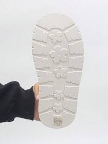 Solecia Women's Ribbon Trim Thick Sole Warm Snow Boots For Christmas