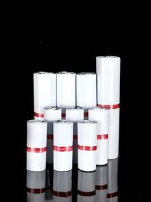 100 buc/set Saci poștali autoadezivi groși, albi, noi, pentru curier, potriviți pentru transport, expediere poștală și ambalaje comerciale