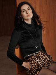 Uhlyne New Thickened Versatile Crew Neck Long Sleeve Women T-Shirt, Winter