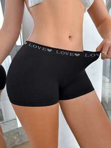 6条/套 爱心无缝舒适女士三角内裤，隐形内裤 - 彩色 - 查看 3