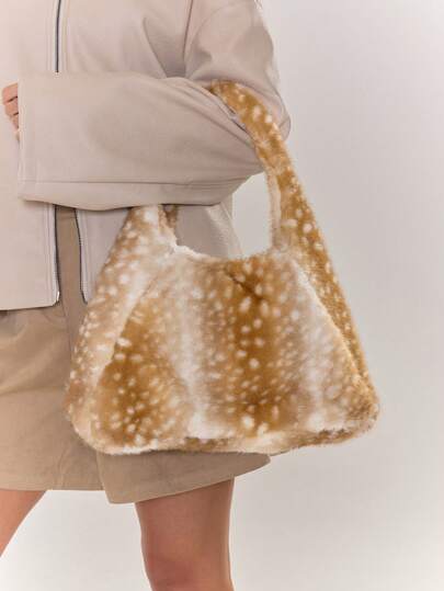 MUSERA Ladies, Women Shoulder Bag,Hobo Bag,  Zebra Print,Animal Print,Fashionable, Elegant , Simple, Personality, Versatile, Classic, For  Commute, Office,Date, Daily,Shopping, Afternoon Tea