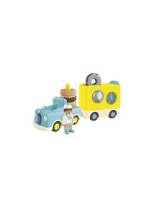Playmobil Junior JUNIOR: Verrückter Donut Truck Mit Stapel- Und Sortierfunktion BOYS FIRST 71702 - Multicolor - View 3