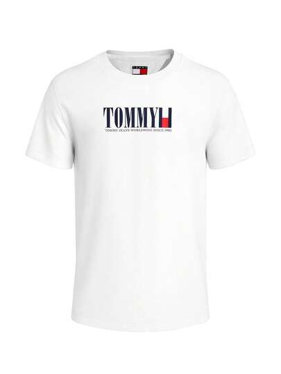 Tommy Hilfiger Men Crew Neck T-Shirt White