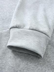 Manfinity Homme Men's Letter Print Contrast Color Long Sleeve Pocket Drawstring Hoodie Sweatshirt Men Hoodies Pullovers Mens Hoodies Casual Old Money,Daily Leisure, Weekend Trips, Outdoor Activities, Travel Expeditions, Relaxed Work Environments Or Semi-Formal Occasions, Boyfriend/Husband Gift, Anniversary Gift Party Christmas New Years - Multicolor - View 7