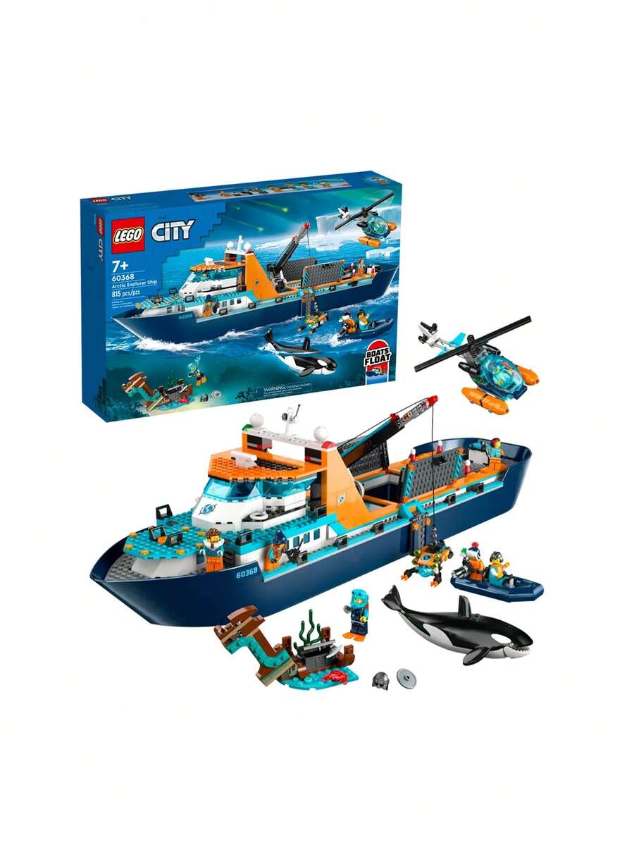 LEGO City Arctic Explorer Ship BOYS FIRST 60368 - Multicolor - View 1