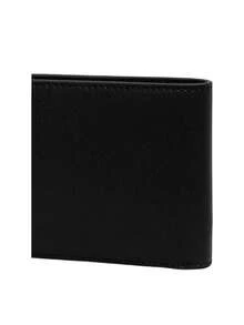 Tommy Hilfiger Textured Bi Fold Men's Wallet Black
