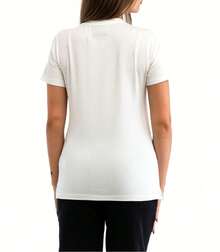 Kappa Women's T-Shirts White - White - View 3