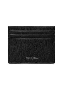 Calvin Klein Leather Men's Wallet Cards Black