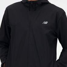 New Balance Men's Full Zip Jacket Black - Black - View 4