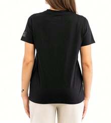 Kappa Women's T-Shirts Black - Black - View 3