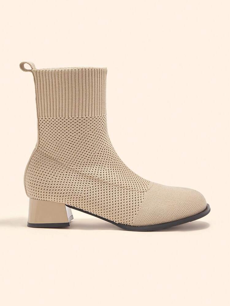 CUCCOO BASICS Women's Fashion Versatile Commuting Chunky Heel Breathable Ankle Boots For Christmas