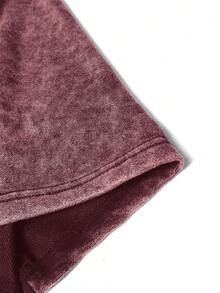 Manfinity EMRG Men's Casual Fashion Distressed Drawstring Waist Loose Wide Leg Sweatpants