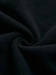 Nubod Vestido de suéter de talla grande de unicolor con bordado floral elegante, romántico y casual de moda para otoño/invierno