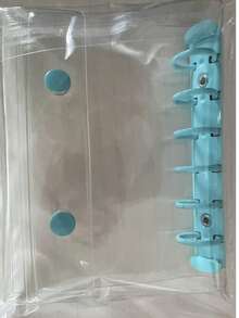 A7 Transparent Portable File Folder With Double Snap Design, Can Store Beautiful Photos, Can Be Used As Photo Album, Money Saving, Stationery, Notebook, Sticker Book, Office Supplies, School Supplies, Back To School - Multicolor - View 13