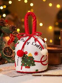 Cirelle 1个，圣诞礼品袋，圣诞夜苹果包装袋，糖果礼品袋，手提糖果袋，创意礼品袋，圣诞夜纪念礼品袋，适用于圣诞节、礼品包装、送礼。 - 彩色 - 查看 9
