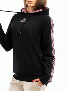Kappa Women's Hoodie Black - Black - View 3