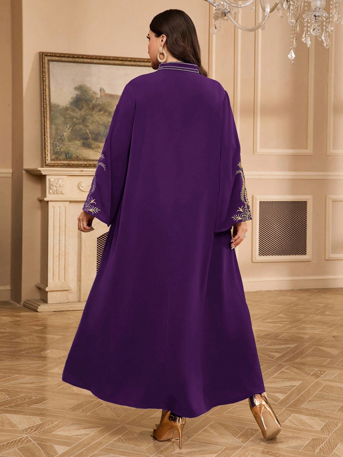 Al Najma فستان نسائي أنيق بتفاصيل مطرزة على الطراز...