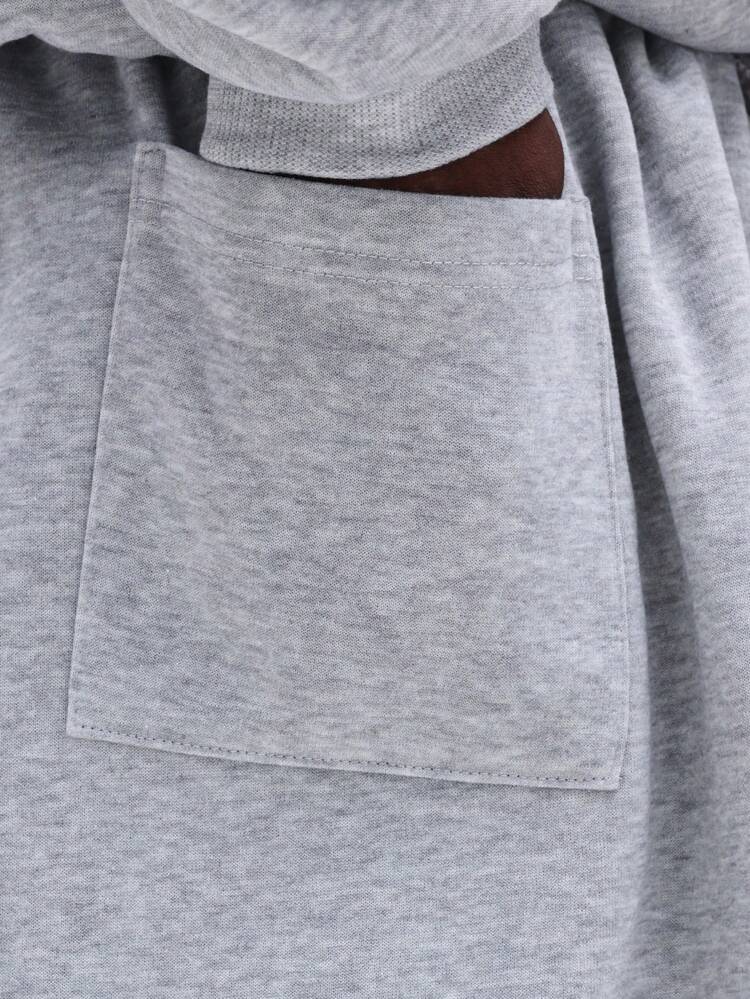 Hooded Co-Ord Set With Wide Leg Sweatpants