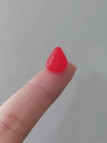 1pc Squishy Strawberry Tart Soft Silicone Squeeze - Stress Relief Sensory Toy For , Adults, Office And Party