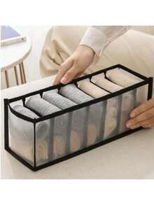 Underwear Compartment Organizer Socks Underwear Storage Box Drawer Storage Organizer Bag Sun Travel Cool - Black - View 19