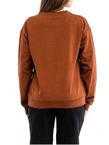 Kappa Women's Long Sleeve Shirts Brown - SEQUOIA - View 2