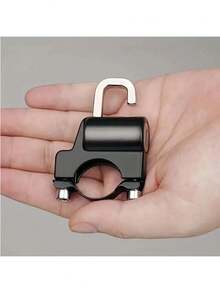 1pc Motorcycle Helmet Lock, Motorcycle Helmet Lock Motorcycle Accessories, Bicycle Helmet Lock Motorcycle Helmet Lock Electric Motorcycle Helmet 22-28mm Handlebar Clamp Sleeve Scooter Lock Accessories - A - View 4