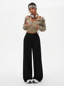 Dewbera 女士宽松休闲运动裤，适合户外运动和跑步